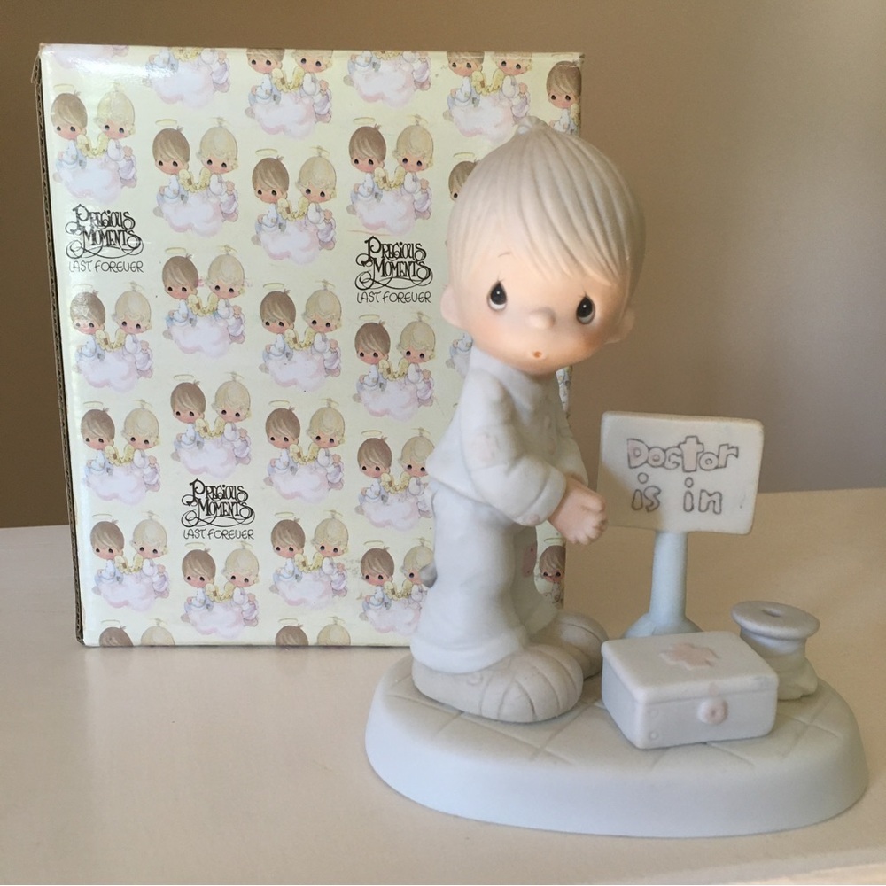1981 Precious Moments Lord Give Me Patience Doctor is In E-7159 w/box
